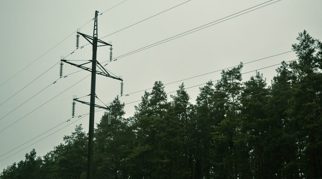 Photo Damaged power grid