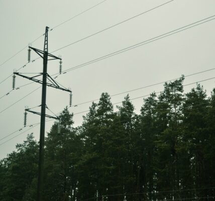 Photo Damaged power grid