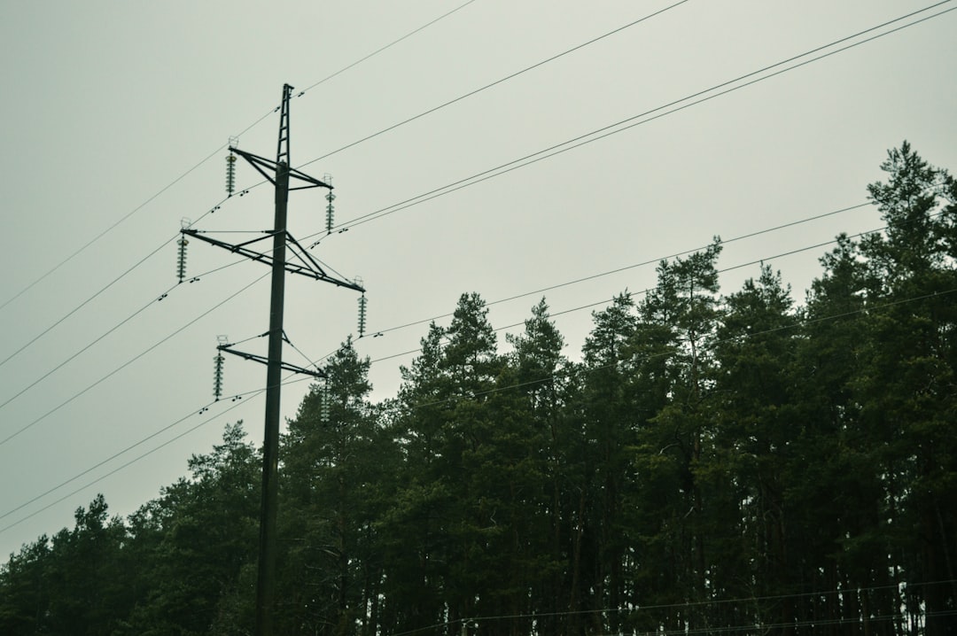Photo Damaged power grid